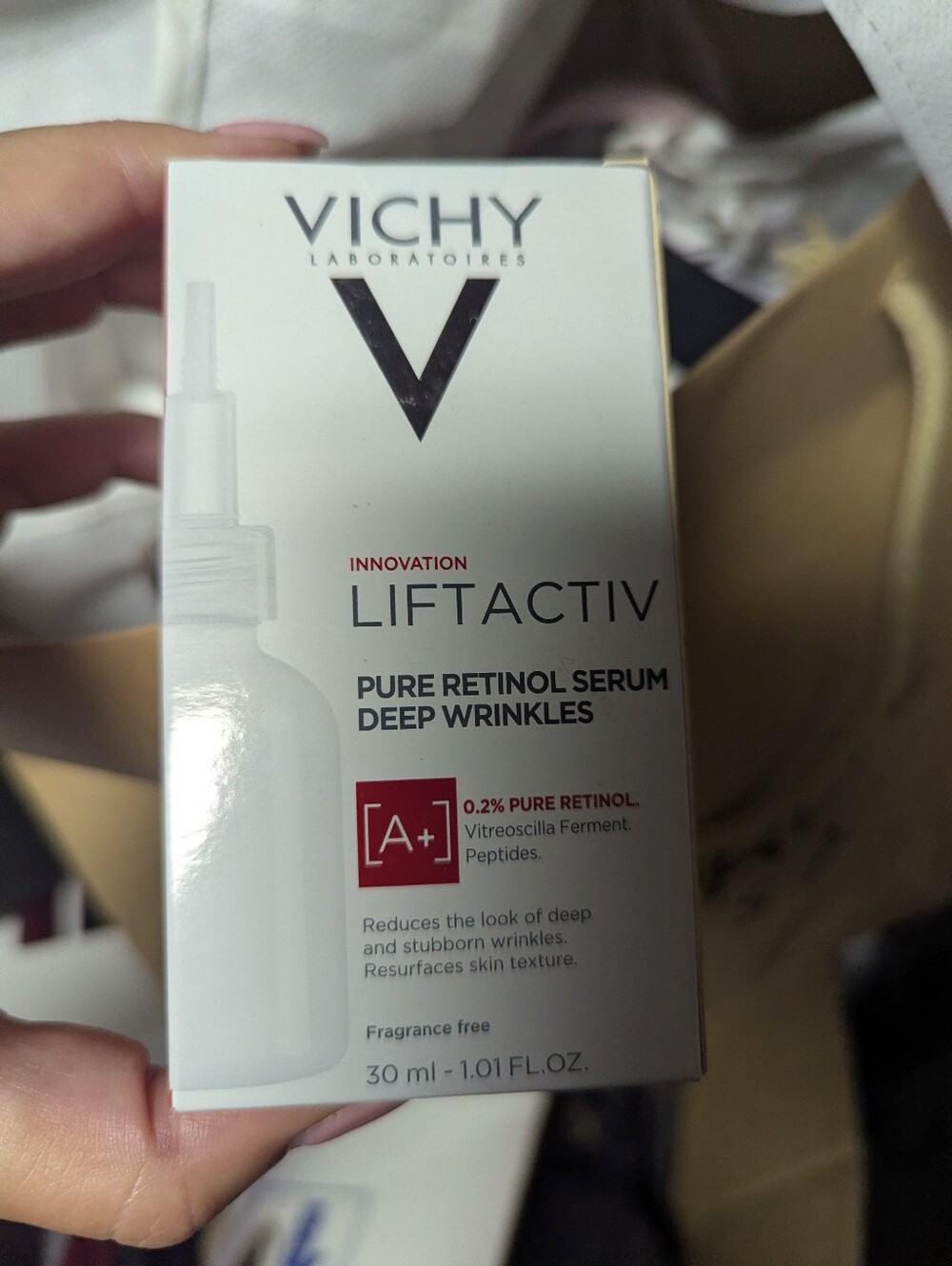 Vichy Liftactiv Pure Retinol Serum for Deep Wrinkles - White